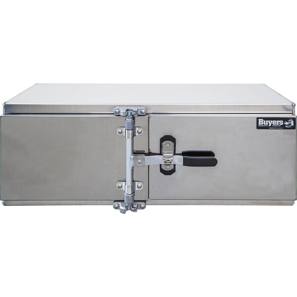 Buyers Products 48x18x18 Aluminum Barn Door Underbody Truck Tool Box w/ SS Doors Double Barn Door, Cam Lock Hardware 1763103 - main